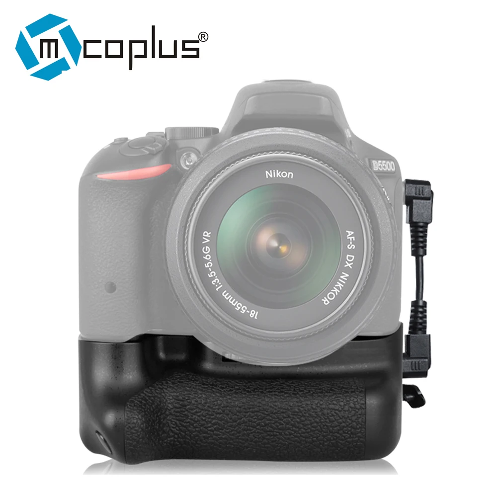 Mcoplus новая вертикальная Батарейная ручка VD D5500 для Nikon работает с 2 литиево ионными