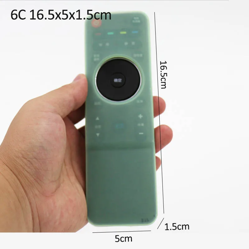 6C 16.5x5x1.5cm 22 размер водонепроницаемый прозрачный пылезащитный силиконовый чехол для контроля состояния воздуха чехол для пульта дистанционного управления ТВ Портативный - Цвет: 6C 16.5x5x1.5cm