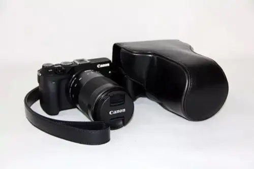 Чехол для камеры из искусственной кожи Canon EOS M3 + объектив 18-55 мм | Электроника