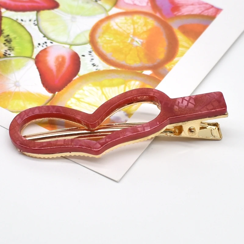 1 шт. модные корейские стильные янтарные леопардовые Акриловые зажимы для волос в