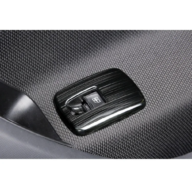 1 Pair Stainless Steel Car Windows Control Panel Cover Decoration Sticker for Benz Smart fortwo 2015 2016 2017 Accessories | Автомобили и