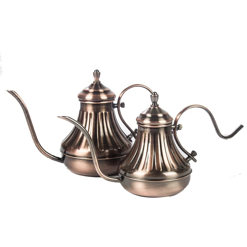 420 мл/650 мл кофейник из нержавеющей стали залейте капельный чайник с длинным