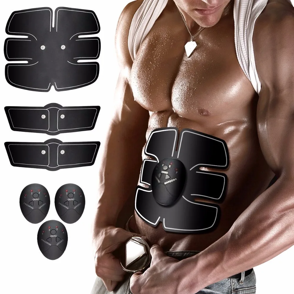 Smart Wireless Electronic Muscle EMS Stimulator ABS Abdominal Trainer Roller Sticker Slimming Beauty Machine Massager |