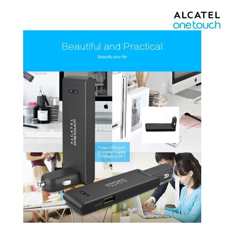 Разблокированный автомобильный Wi Fi роутер alcatel one touch Y856 y856ub 4g cpe dongle mifi Карманный