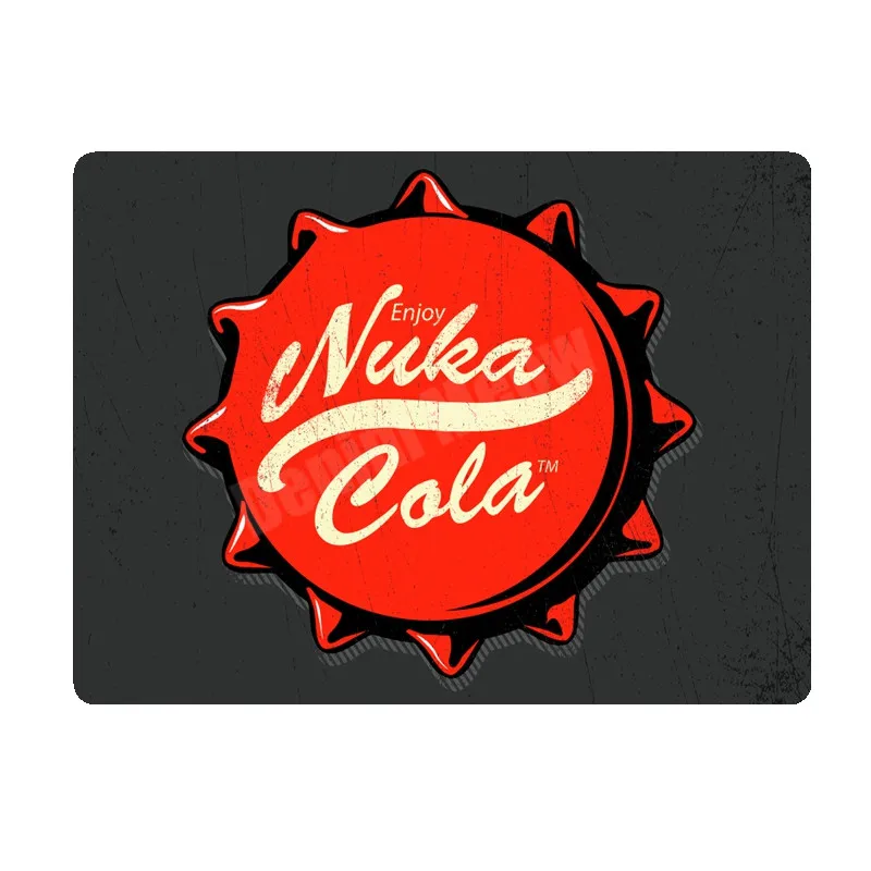 B Nuka Cola ретро металлические знаки Бар Паб декоративная тарелка Fallout настенные наклейки любителей игр художественная жестяная живопись винтажный домашний декор N258 - Цвет: B