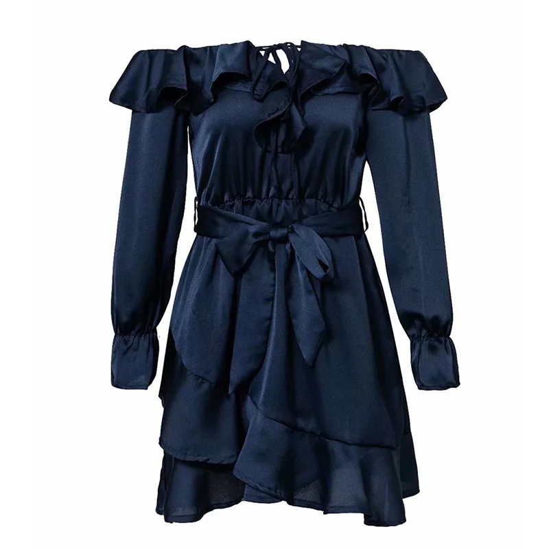 Платье женское длинное ассиметричное 2019 | Женская одежда