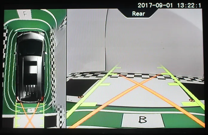 HD 3D MPV дом на колесах Кемпер LCV микроавтобус мультиван тренера 360 градусов птичий глаз камера система наблюдения объемного вида DVR 1080P