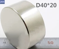 1pcs n52 neodymium magnet 40x20 mm gallium metal super strong magnets 4020 round magnet powerful permanent magnetic