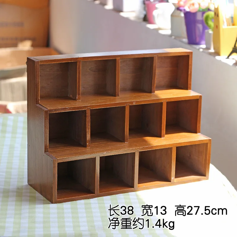 DIY Wooden Storage Box Makeup Organizer Jewelry Container Toy Sundries Handmade for Decoration | Дом и сад
