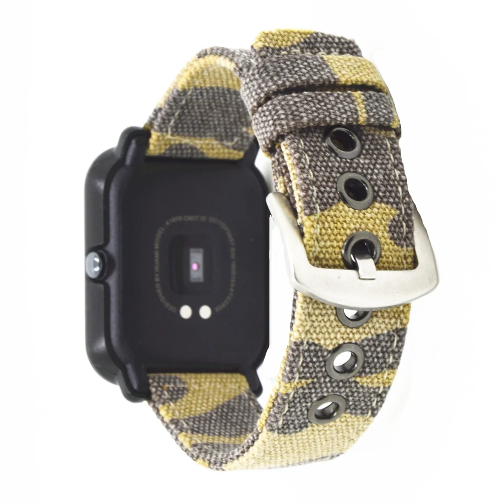 Модный тканый нейлоновый ремешок для наручных часов для Xiaomi Huami Amazfit Bip BIT PACE Lite Youth Watch Band спортивный ремень