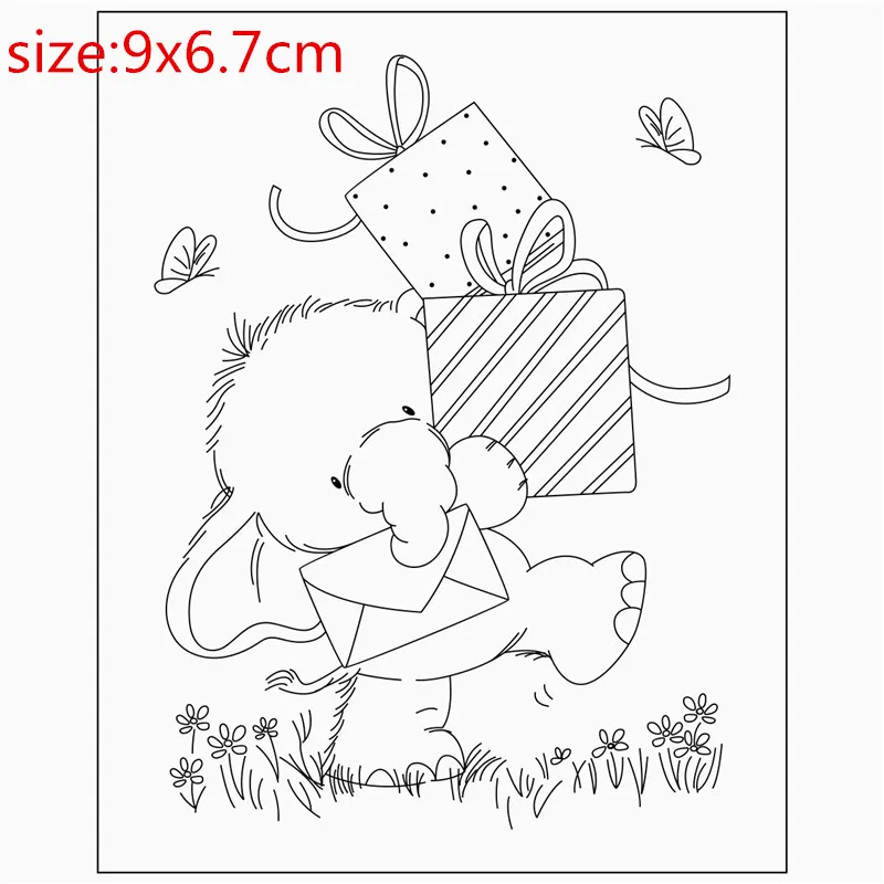 Резиновый силиконовый прозрачный штамп для transparтампонов прозрачное уплотнение