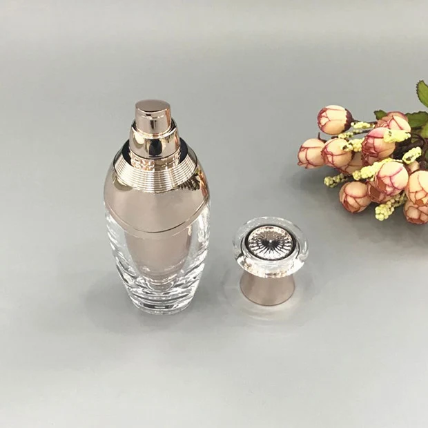 Высокая Grrade розовое золото косметики суб акриловые 15/30/50/100 мл лосьон в бутылке насосе, Классические 15/30/50 г Акриловая банка для крема, 7 шт, 1 комплект