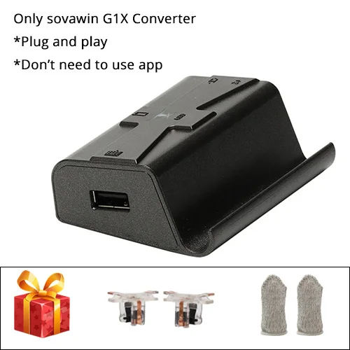 Only G1X Sovawin G1X подключи и играй PUBG мобильный Геймпад контроллер игровая клавиатура мышь Android телефон к ПК конвертер адаптер для iPhone - Цвет: Only G1X