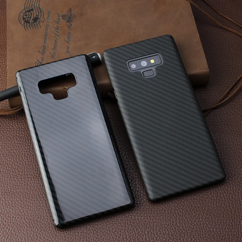 Чехол для samsung Note 9, Роскошный Жесткий Тонкий чехол из настоящего углеродного волокна, противоударный защитный чехол для телефона для Note 9, задняя крышка, Hoesjes Funda