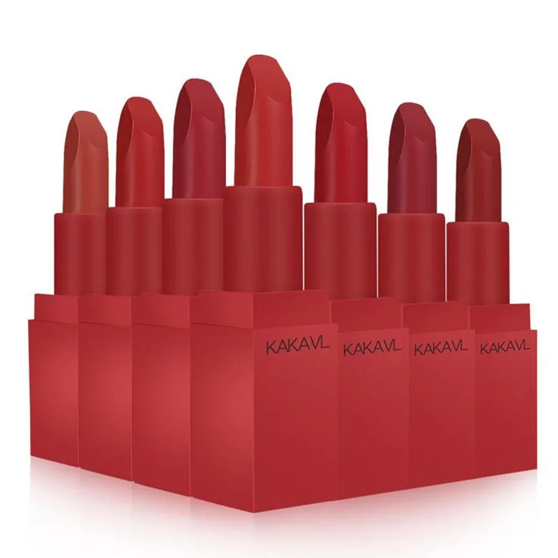 1 PC Long-lasting Silky Temptation Lipstick Matte Nutritious Beauty Lips Makeup Waterproof Lip Gloss Pigment Charms |