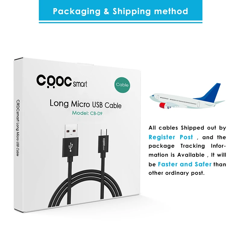 Кабель Micro USB CRDC QC 2 0/3 0 высокоскоростной кабель для быстрой зарядки 25 м 5 1
