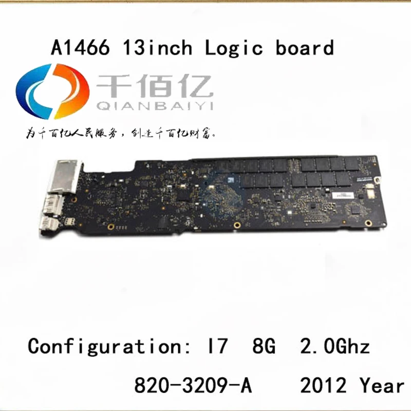 Used with 100% working Logic board for Macbook Air A1466 mother 13'' I7 8G 2.2Ghz 2012 year 820-3209-A | Компьютеры и офис