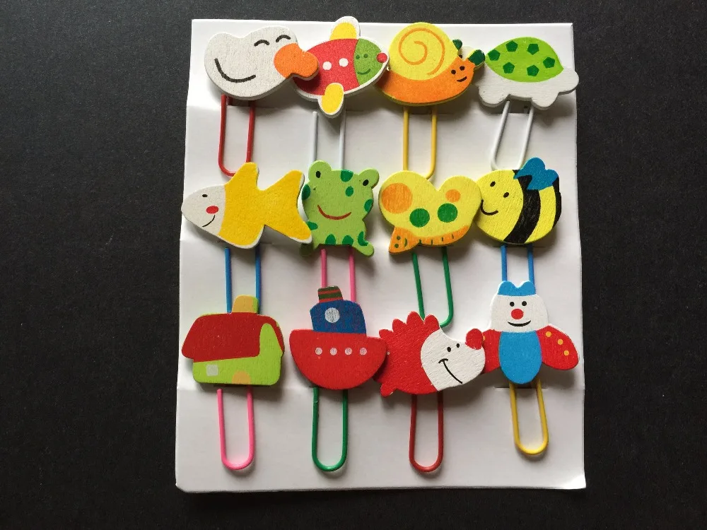 48 шт. новый милый деревянный зажим для бумаги/зажимы бумаги/специальный