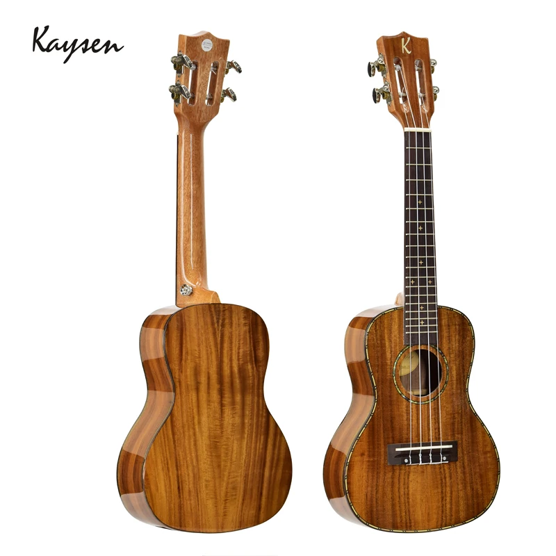 Гавайская укулеле Kaysen 23 дюйма из акации с одной доской 4 струны для детей подарок