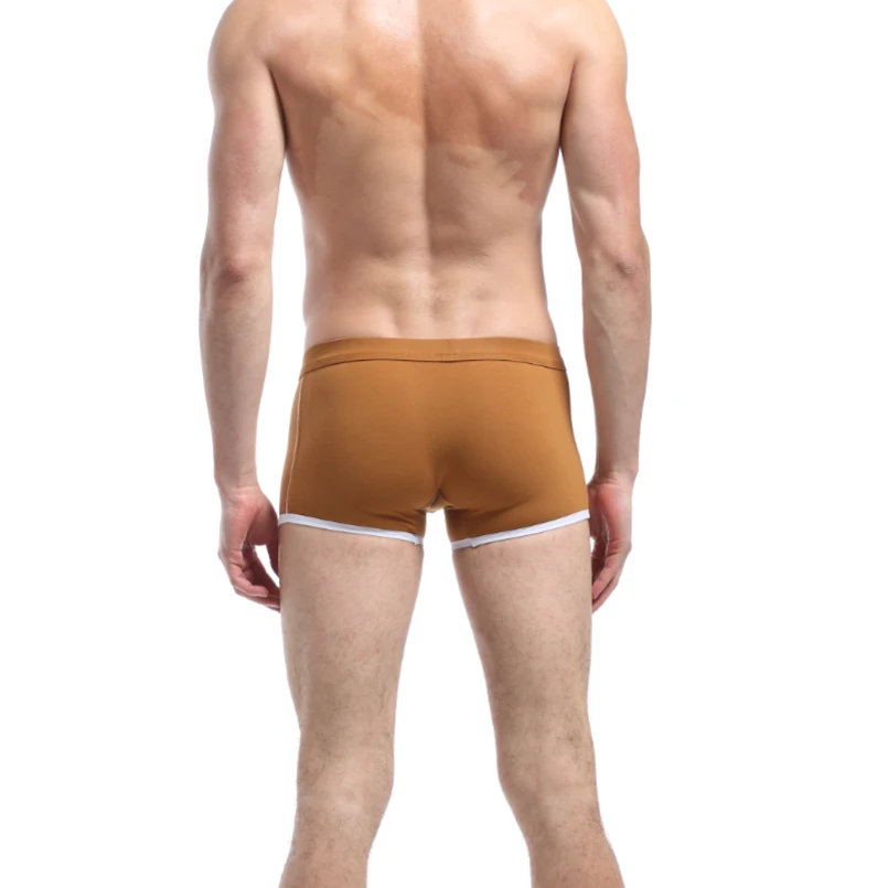 WJ брендовая одежда мужские боксеры нижнее белье шорты однотонное повседневное