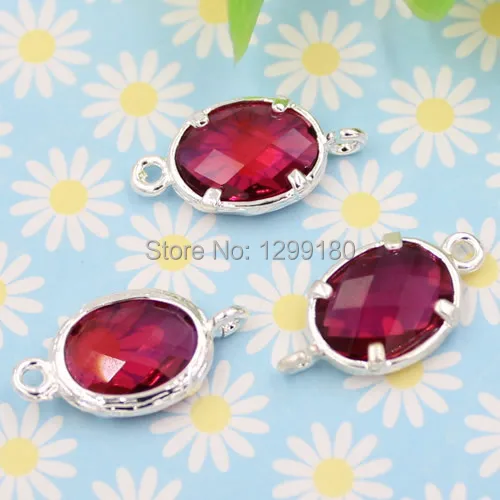 Медные соединительные Подвески с имитацией фианита кристаллы для изготовления