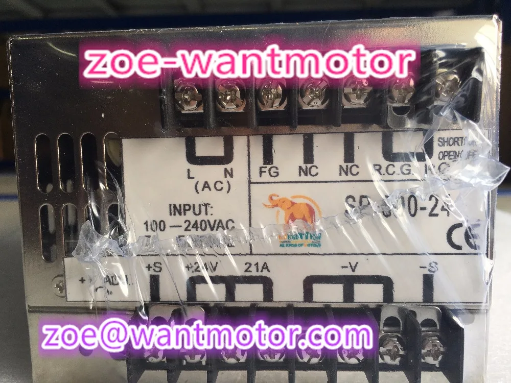 Большой Питание! wantai 1 шт. S-500-24 500W 21A Питание коммутации для Светодиодные полосы
