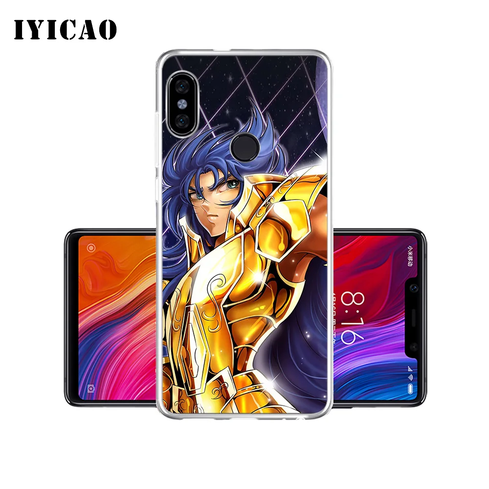 IYICAO Saint Seiya Мягкий силиконовый чехол для телефона Xiaomi Mi 9 8 SE 6 A1 A2 Lite F1 MIX2S MIX3 TPU