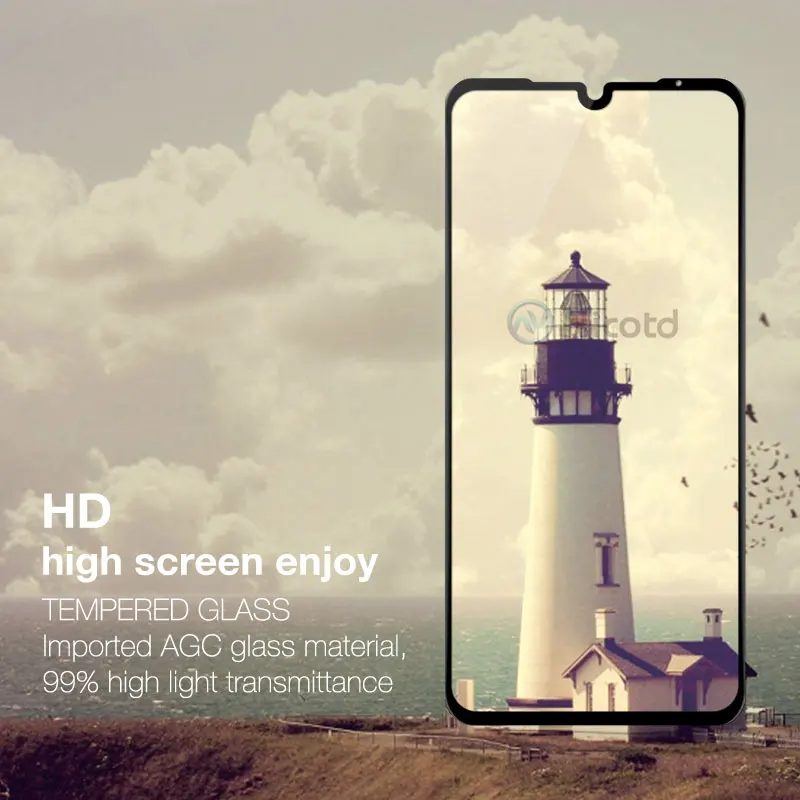Защитное стекло для Xiaomi Mi 9 A2 Lite 8 Poco F1 закаленное с полным покрытием пленка Redmi 6Pro