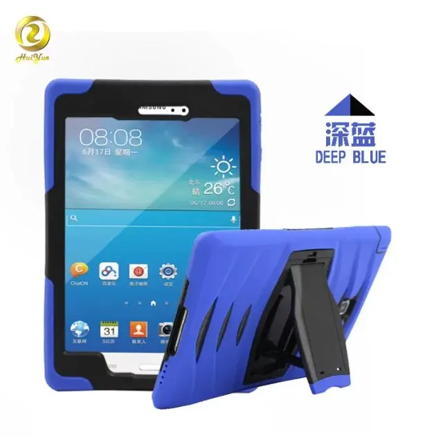Чехол для samsung Galaxy Tab E 9,6 T560 SM-T561,! Высокое качество, 3 в 1, тяжелая броня, модный противоударный силиконовый чехол