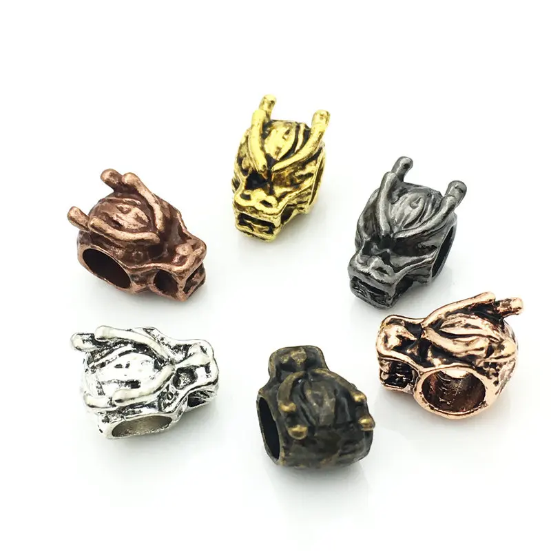 20pcs Metal  Wolf Bracelet Necklace Accessories DIY Jewelry Making DM041816