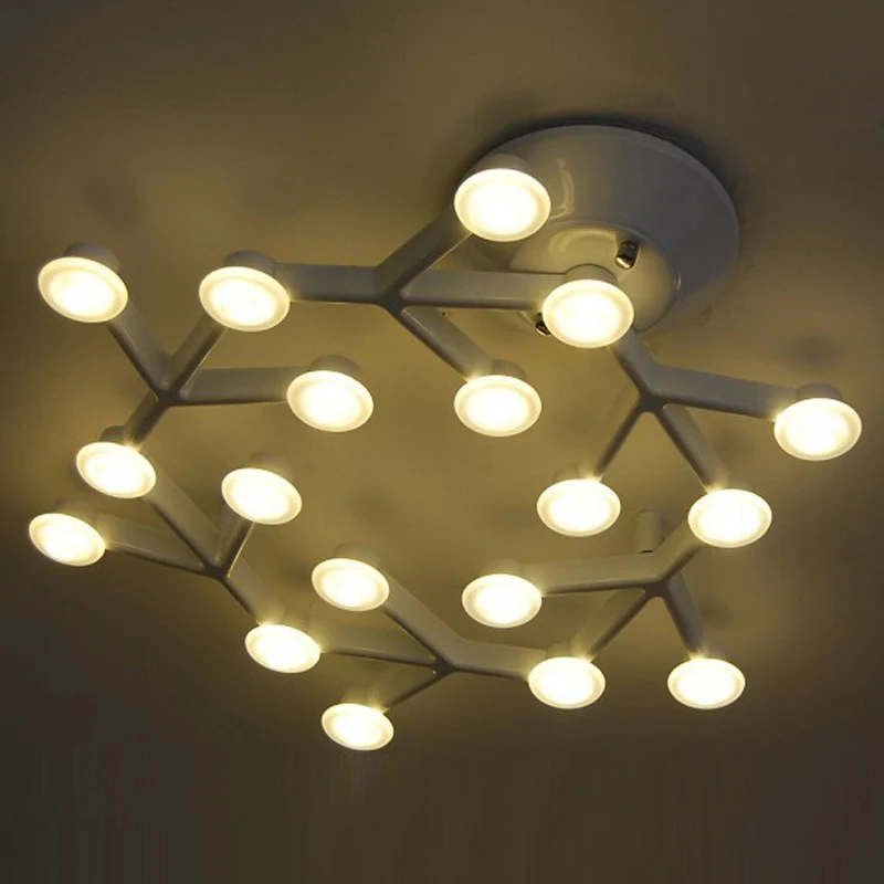 Современный Креативный промышленный светильник из железа PMMA светодиодный