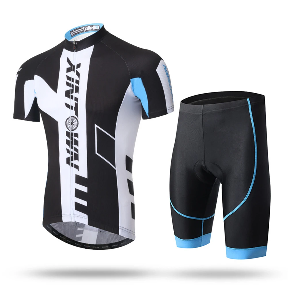 XINTOWN Men's Cycling Bike Bicycle Jersey 3D Padded Shorts Set Outdoorswear Short Breathable Quick Dry | Спорт и развлечения