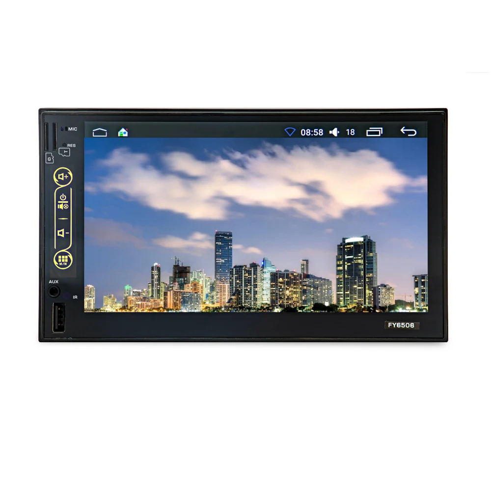 HEVXM FY6506 Android 7 дюймов Автомобильный GPS навигатор MP5 плеер двойной шпиндель
