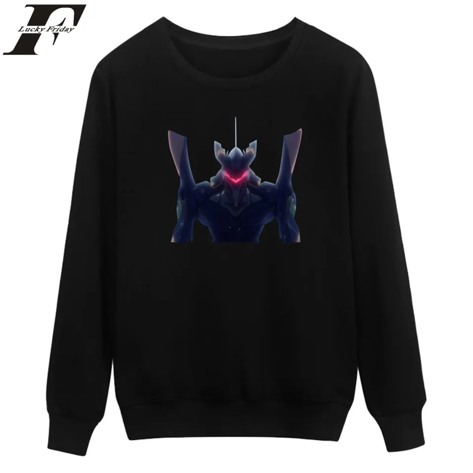 Известный Аниме EVA монолитным Толстовка Для мужчин классический Японии Evangelion