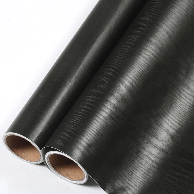 Wood Black Разноцветные глянцевые обои ПВХ самоклеющиеся мраморные настенные Стикеры для гостиной настенный Декор кухонный шкаф стол водостойкая наклейка - Цвет: Wood Black