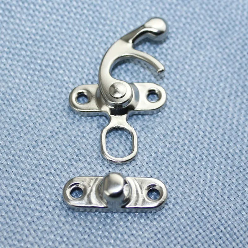 Silver Sewing Bag Iron Clasp Closure Box Chest Suitcase Case Vintage Toggle Latch Buckles 28*33mm 40Sets | Обустройство дома