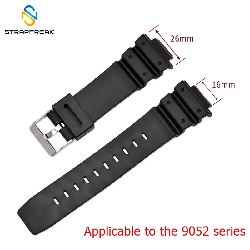 Ремешок силиконовый для Casio 9052/5600/6900 Series резиновый спортивный цветной браслет