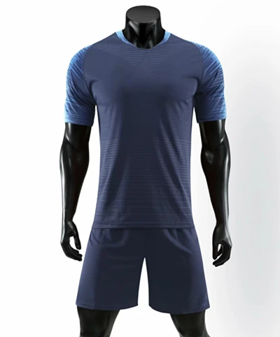 Royal blue ZMSM, детские футбольные комплекты с коротким рукавом, детская спортивная одежда, футбольные майки, форма для мальчиков и девочек, футбольный тренировочный костюм DN8101k - Цвет: Royal blue