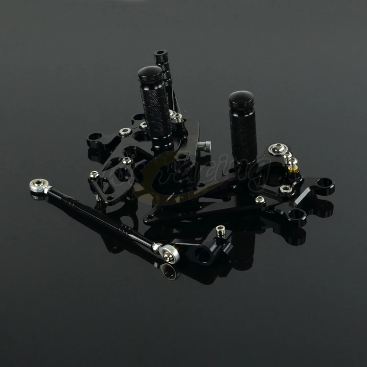 CNC регулируемые мотоциклетные заготовки подножки педали отдых Rearset подножки для Aprilia RSV4 2009-2013 2009 2010 2011 2012 2013