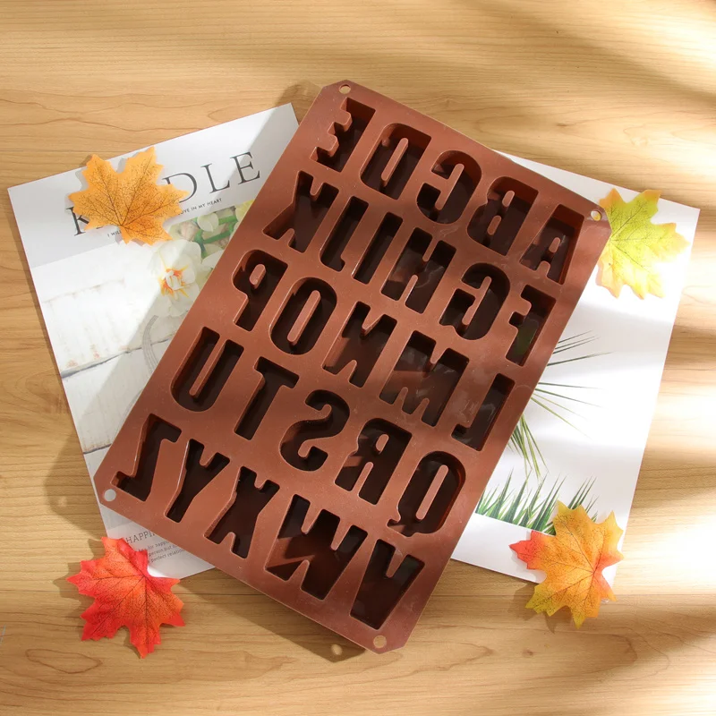 Silicone Concrete Alphabet Mold for Cement Letters - Decorative Concrete Ornaments image 3