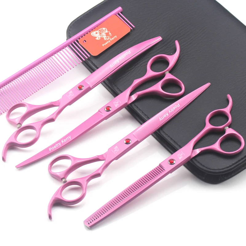 8 дюймов комплект для ухода за шерстью домашних животных Парикмахерские ножницы
