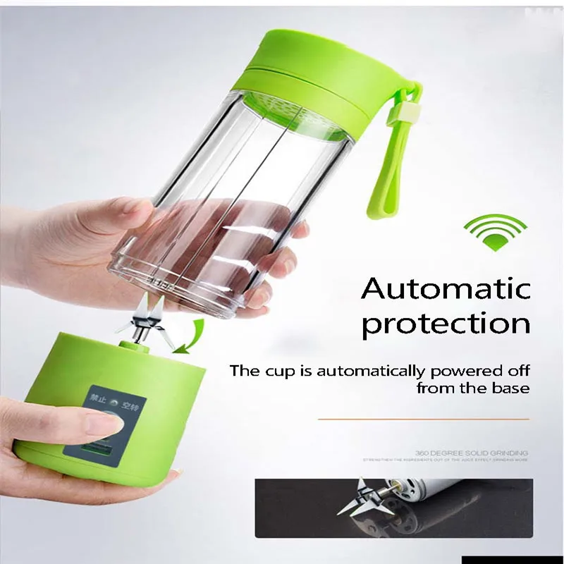 500 мл электрическая соковыжималка чашки Extractor USB соковыжималки блендер Smoothie