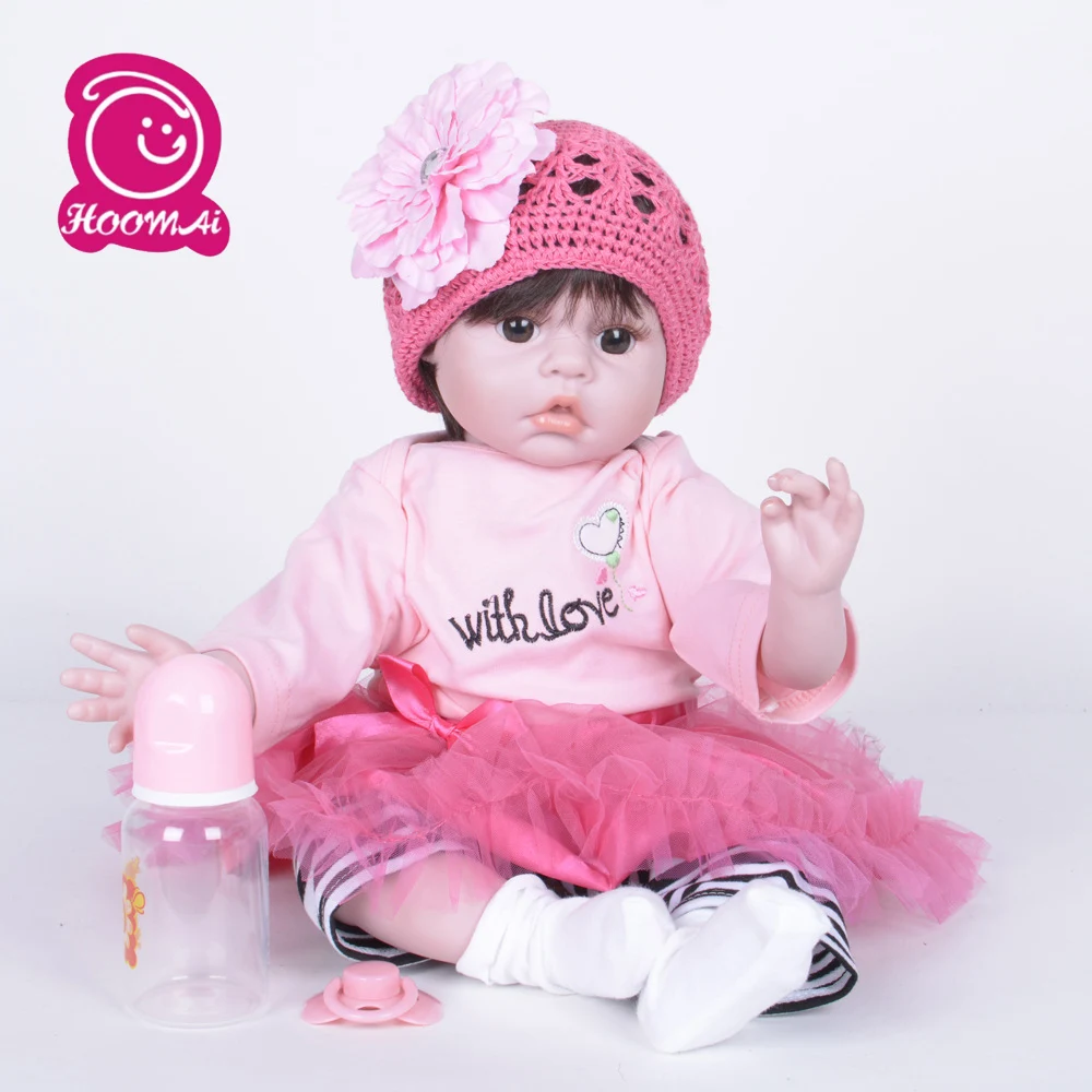 22 &quotReborn baby doll 55 см мягкая ткань тела силиконовый Reborn Baby Doll игрушки новорожденная
