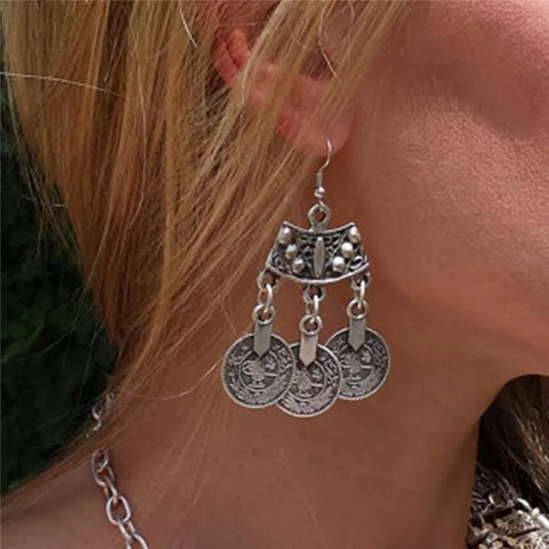 Женские богемные Винтажные серьги подвески в стиле бохо|earring stone|earring setearrings coconut |