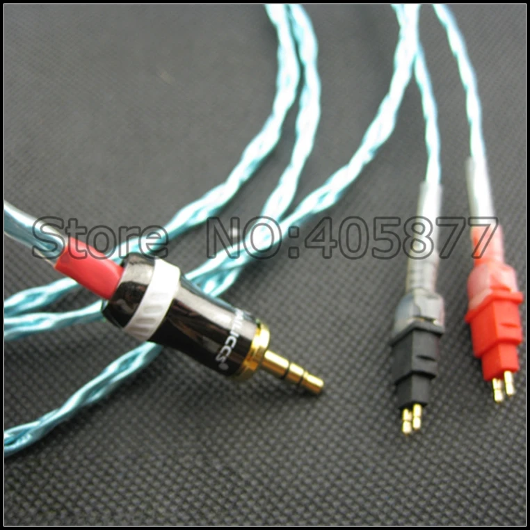 Кабель для наушников HD650 HD600 HD580 HD25 с серебряным покрытием|headphone cable|silver plated headphone