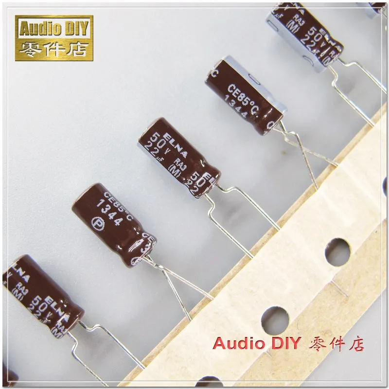 20PCS/100PCS ELNA Brown RA3 Series 22uF 50V 50V22UF Audio Electrolytic Capacitor | Электронные компоненты и