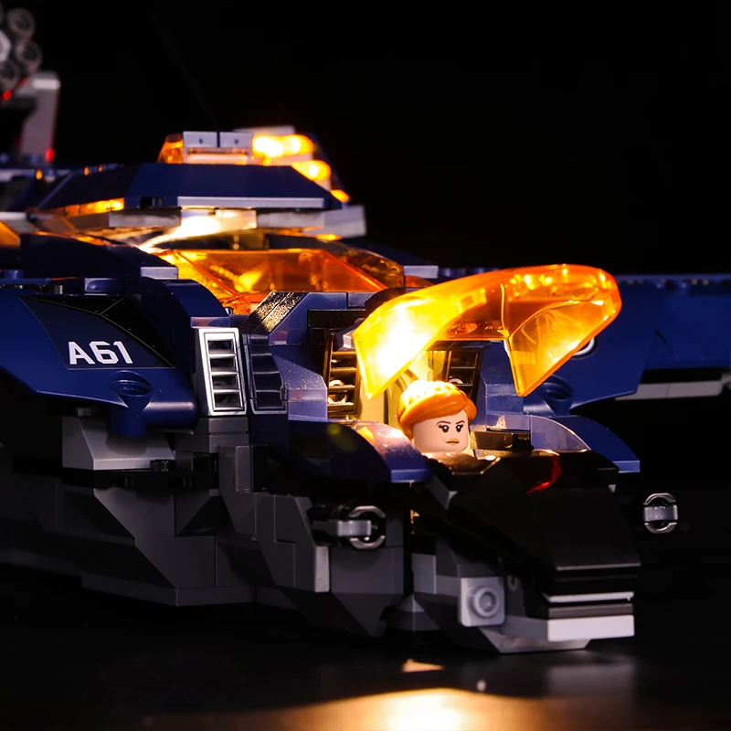 Vonado Legoings 76126 светодиодный световой фильм Супермен Мститель Bad Cop строительные