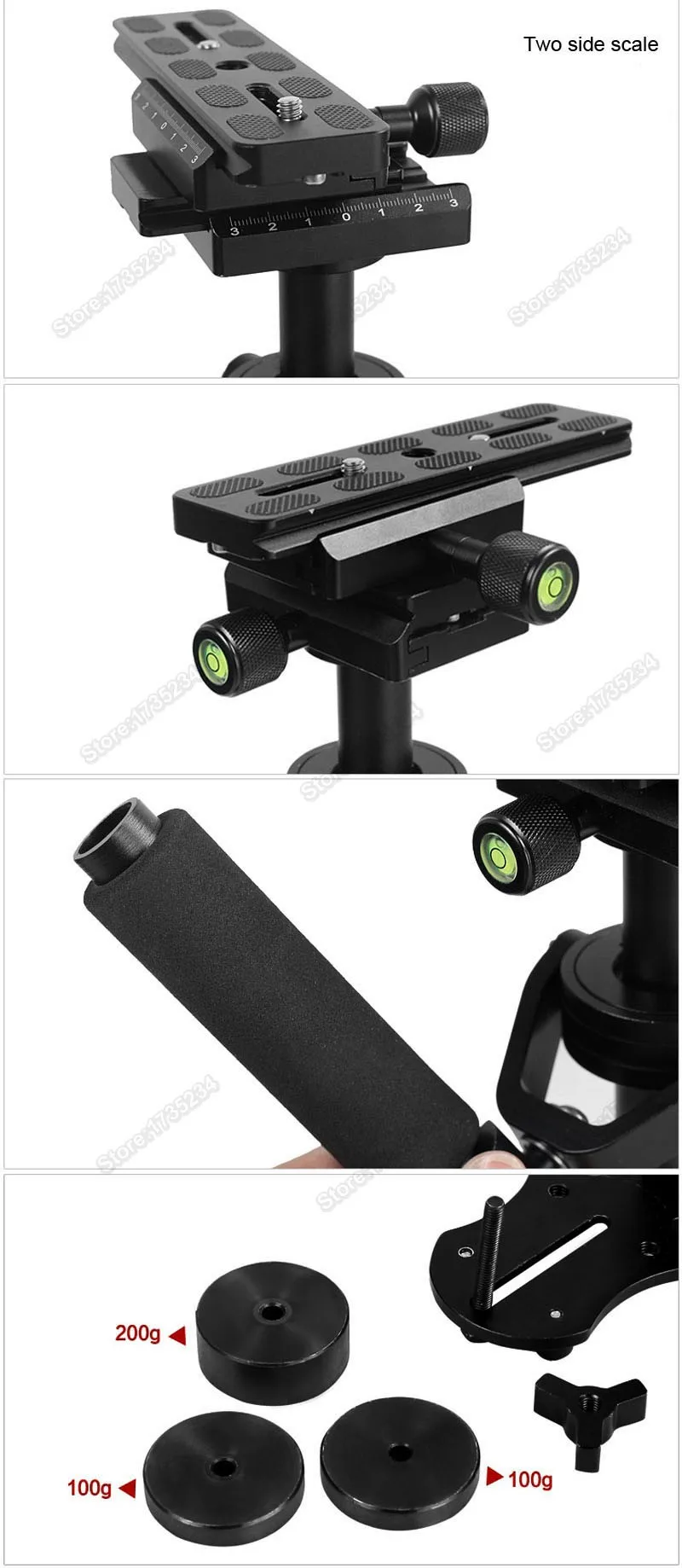 Профессиональный S60 60 см видео стабилизатор ручной DSLR камеры Steadicam устойчивый для камеры видео DV DSLR Nikon Canon sony Panasonic