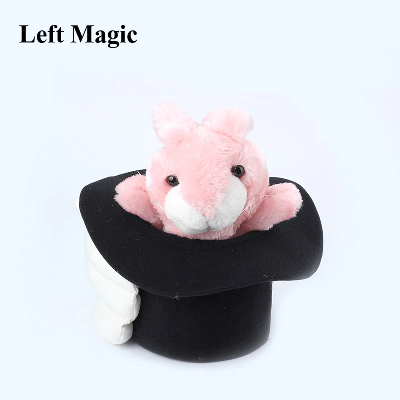 

Deluxe Rabbit In the Hat Puppet Magic Tricks Cute Little Bunny Magia Magician Stage Illusions Gimmick Props Comedy Toy for Kids
