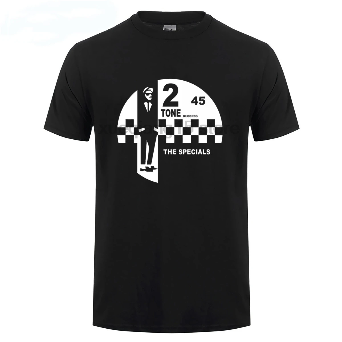2 TONE RECORDS HOODIE JUMPER SPECIALS LABEL SKA MUSIC RUDE BOY MADNESS men t shirt Cotton O-Neck t-shirt Print Casual | Мужская одежда